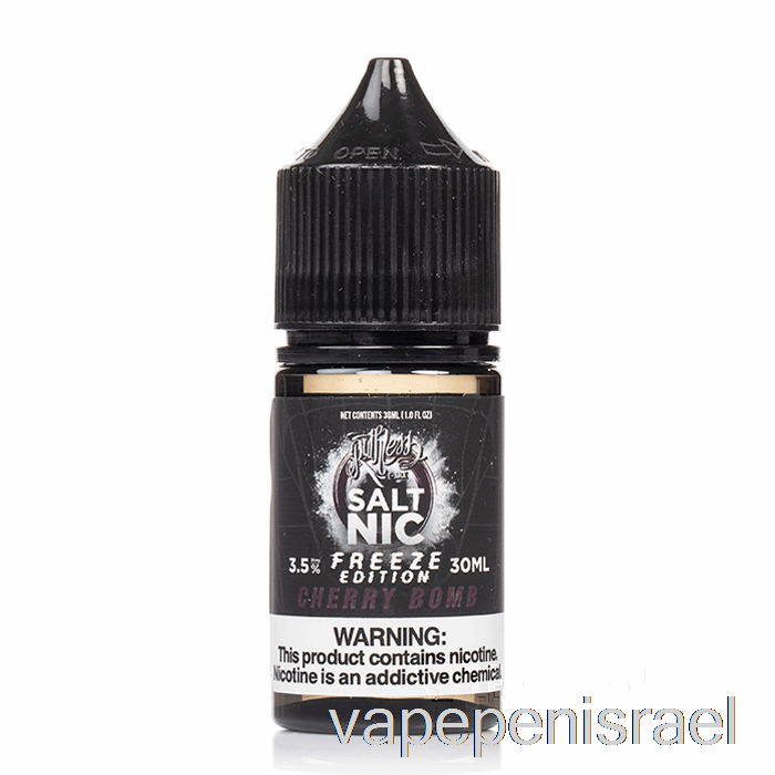 חד פעמי Vape Israel Freeze - מלחי פצצות דובדבן - חסר רחמים - 30 מ"ל 50 מ"ג